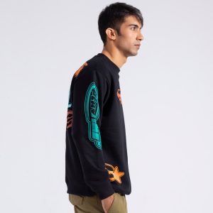 Scuba Hoodie Sweatshirt Tall Boxy Oversized Fit